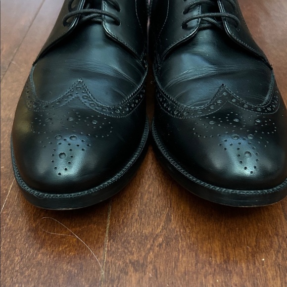 Cole Haan Black Leather Lace-Up Oxfords, Size 12 - Picture 8 of 16